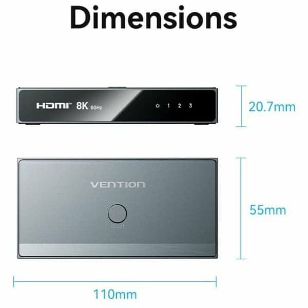 HDMI-kytkin Vention AKRH0