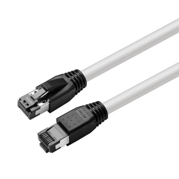 MicroConnect CAT8.1 S/FTP 10m Valkoinen suojattu LSZH, AWG 24