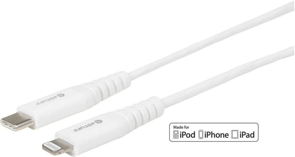 eSTUFF USB-C -kaapeli Lightning MFI 0,5 m, ES602021