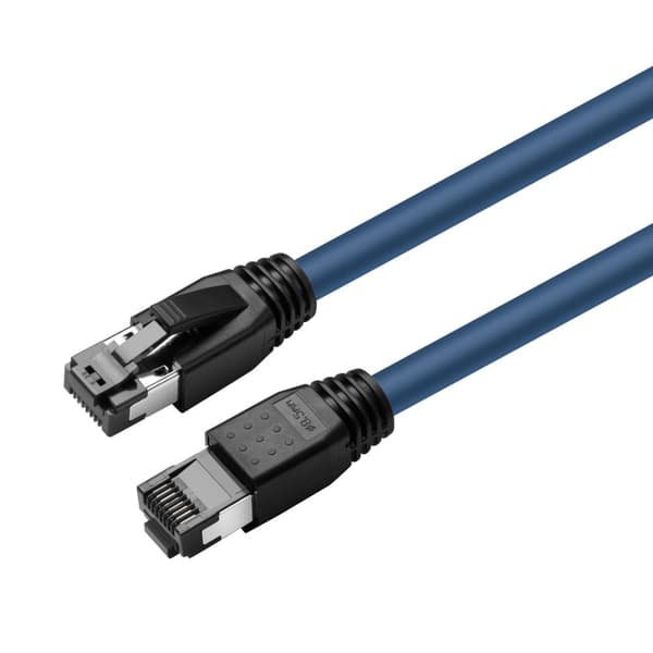 MicroConnect CAT8.1 S/FTP 7,5m Blå Skærmet LSZH, AWG 24