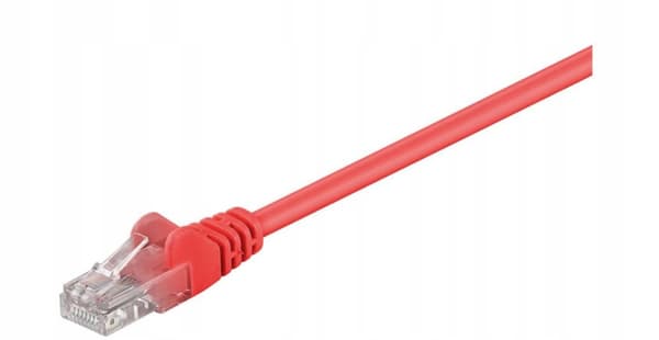 MicroConnect U/UTP CAT5e 3M Punainen PVC