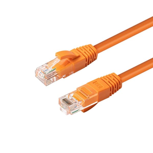 MicroConnect CAT6A UTP 15m Oranssi LSZH