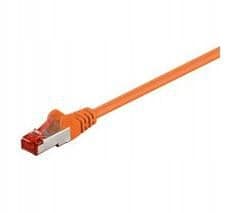 MicroConnect F/UTP CAT6 0,5m Orange PVC