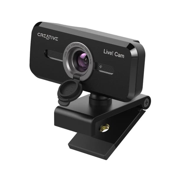 Creative Labs Live! Cam Sync 1080P V2 Webbkamera, 2 Mp, USB 2.0, Svart, 73VF088000000