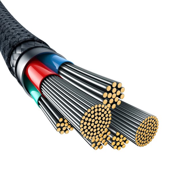 Baseus Ubrydeligt USB C til USB C kabel 1 m 100 W Hvid