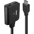 Miniatyrbild 1 av 4: HDMI Splitter Kabel - LINDY - 4K60 - 2 Portar - HDCP 2.2 - Guldpläterade Kontakter