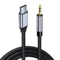 Miniatyrbillede 2 af 6: INF Lydkabel: Type-C til 3,5 mm Aux-ledning til bil og hovedtelefoner  0.5m