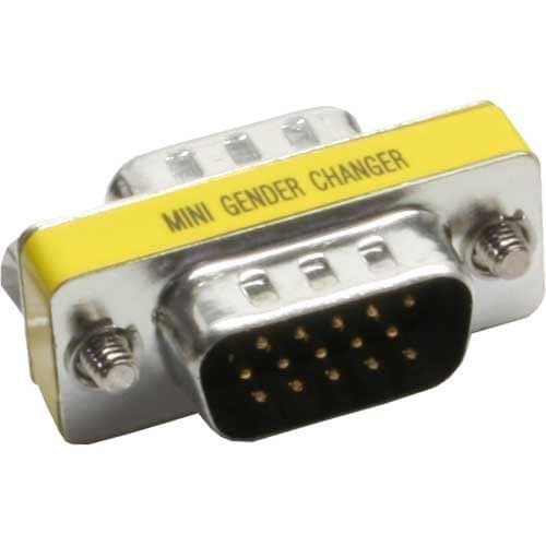 Mini Gender Changer - INLINE - 15 pin HD (VGA) - Hankontakt - Mått och vikt: Längd 3