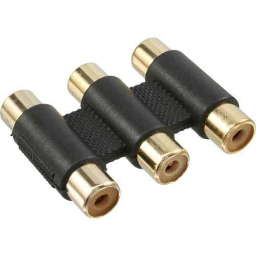 INLINE - Audio-videoadapter 3x Cinch-kontakt