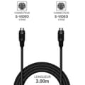 Miniatyrbild 2 av 2: Waytex 22330 S-Video SVHS-kabel 4-stifts Mini-DIN längd 3,00m