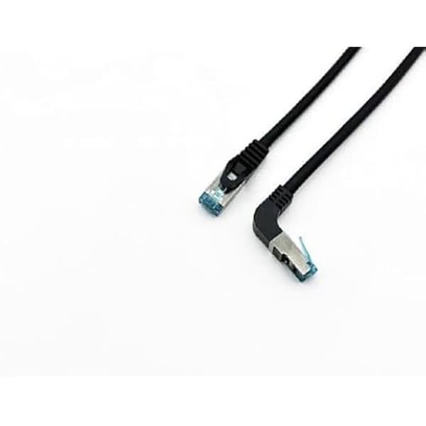 Patchkabel Cat.6A S/FTP - EQUIP - 605891 - 2 m - Svart - 10 Gbit/s - RoHS-kompatibel