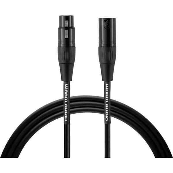Warm Audio Pro Series XLR-anslutningskabel [1x XLR hane - 1x XLR hona] 15,20 m svart
