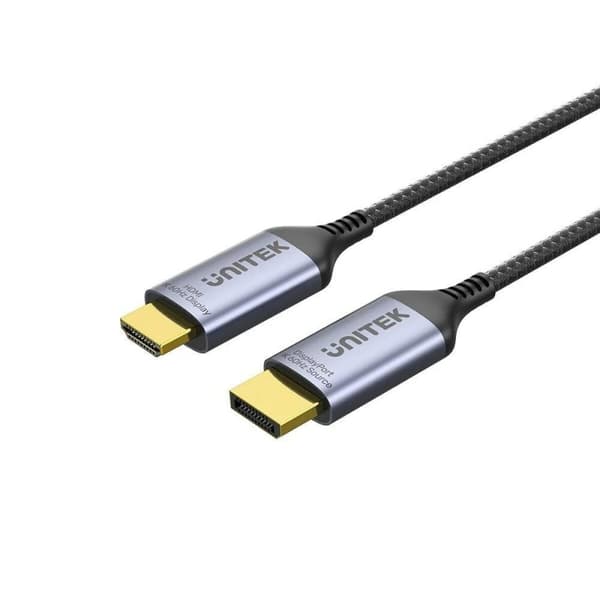 DisplayPort Kabel Unitek V1610A01 Svart 1,8 m