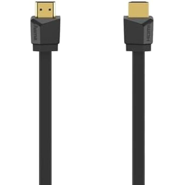 HDMI-kabel - HAMA - 4K Platt - 1.5m - Hög hastighet med Ethernet - 10 års garanti