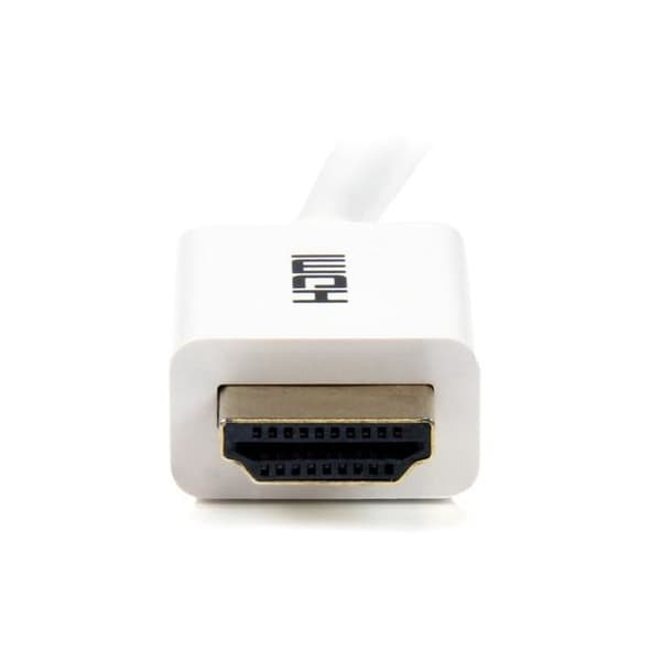 Ultra HD 4K x 2K High Speed HDMI-kabel - STARTECH - 3m - Vit - Guldpläterad