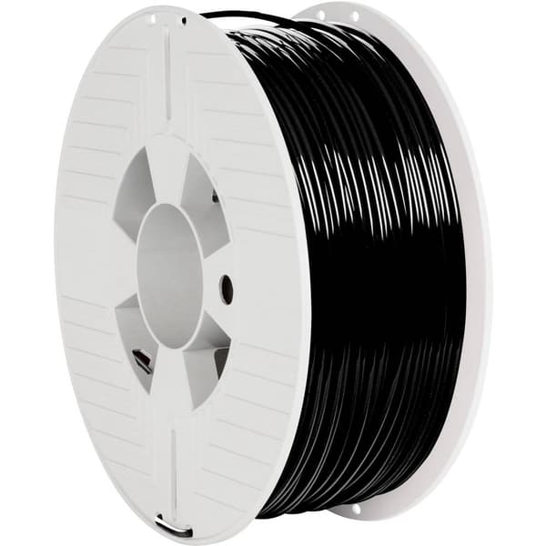 Verbatim 55060 3D-skrivare Filament PETG 2.85 mm 1 kg Svart 1 st