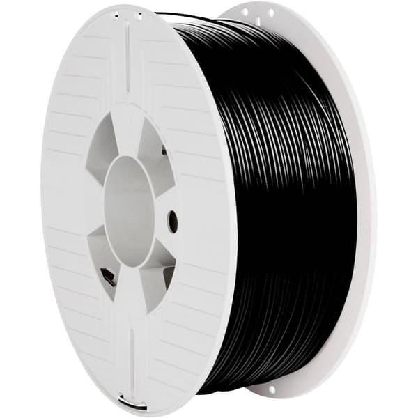 Verbatim 55052 3D-skrivare Filament PETG 1.75 mm 1 kg Svart 1 st