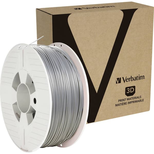 Verbatim 55319 3D-skrivare Filament PLA-plast 1.75 mm 1000 g Grå 1 st