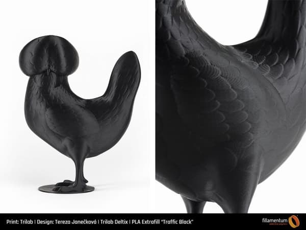 Fillamentum PLA Extrafill - Traffic Black