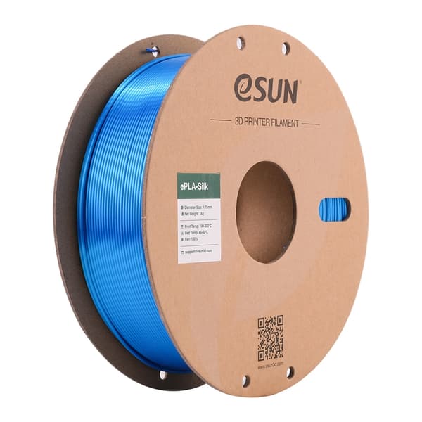 eSUN eSilk-PLA 1.75mm i kg - Cyan