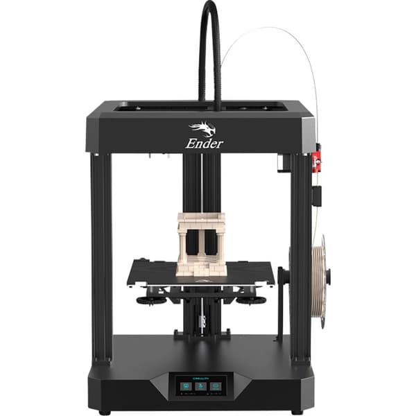 Creality 3D-skrivare byggsats Dual-munstycktesystem (en extruder), inklusive bok , uppvärmbar skrivarbädd