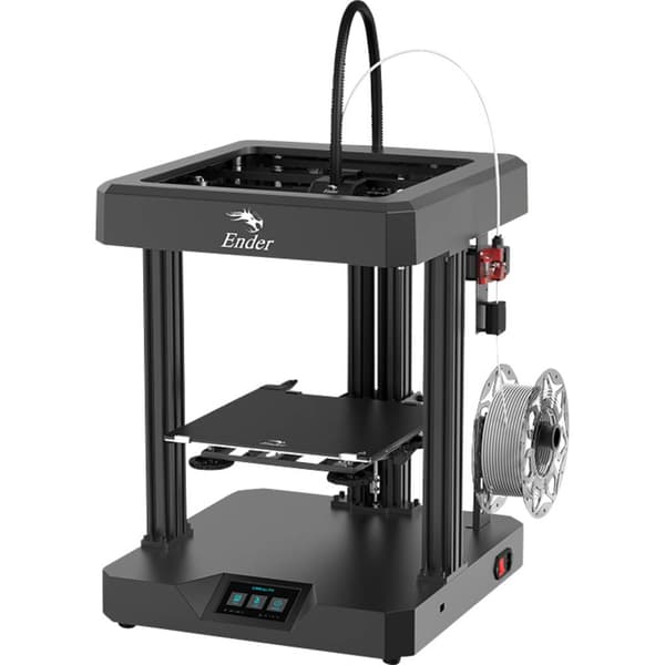 Creality 3D-skrivare byggsats Dual-munstycktesystem (en extruder), inklusive bok , uppvärmbar skrivarbädd