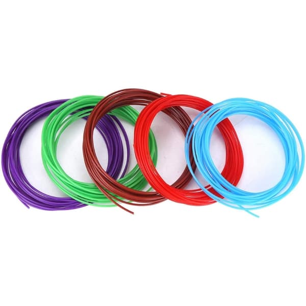Refill til 3D blyant - 5 farver 5 meter - I alt 25 meter