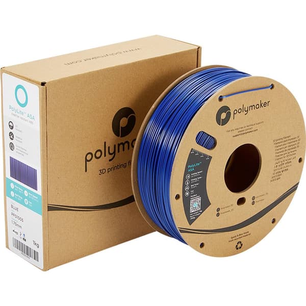 Polymaker PF01005 PolyLite 3D-skrivare Filament ASA UV-beständig, korrosionsbeständig, Värmebeständig 1.75 mm 1000 g Bl