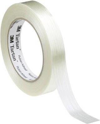 3M filamenttape Tartan&trade, (L x B) 50 mx 25 mm Transparent bi-aksialt strakt polypropylen (KT-0000-4032-1)
