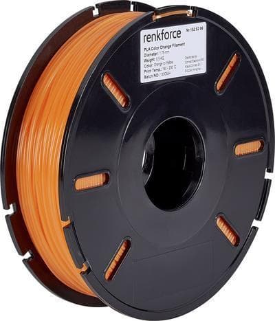 Renkforce RF-4511214 3D-tulostusmateriaali polylaktihappo (PLA) oranssi 500g (RF-4511214)