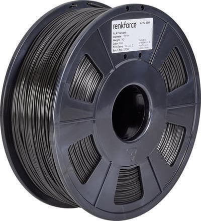 Renkforce RF-4511220 3D-printmateriale Polymælkesyre (PLA) Grå 1 kg (RF-4511220)