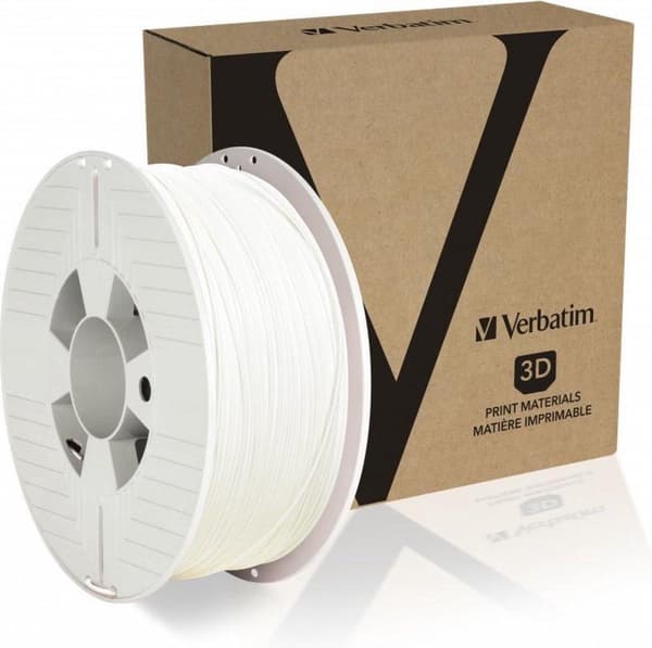 Verbatim 3D Printer Filament PLA 1,75 mm 1 kg valkoinen