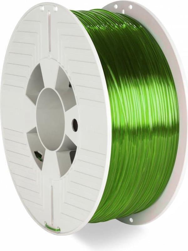 Verbatim 55057 3D Printer Filament PET-G 1,75 mm 1Kg Grøn Transparent