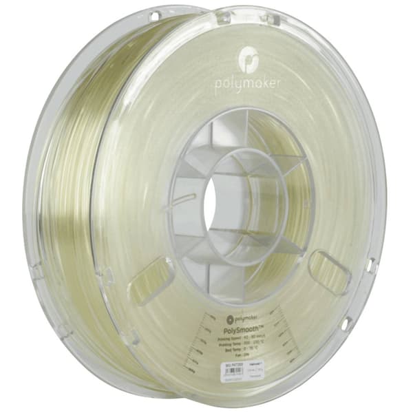 Polymaker PJ01011 PolySmooth 3D-skrivare Filament PVB kan poleras 1.75 mm 750 g Transparent 1 st