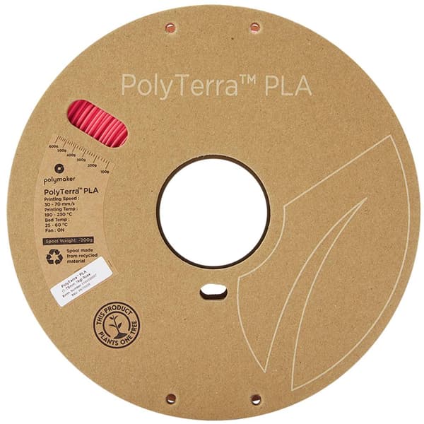 Polymaker 70905 PolyTerra 3D-skrivare Filament PLA-plast Mindre plasthalt 1.75 mm 1000 g Ganmmalrosa 1 st