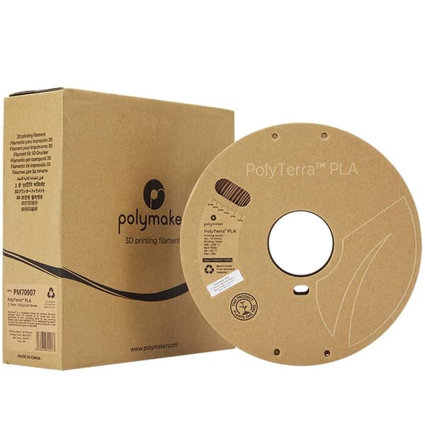 Polymaker 70907 PolyTerra 3D-skrivare Filament PLA-plast Mindre plasthalt 1.75 mm 1000 g Jord (matt) 1 st