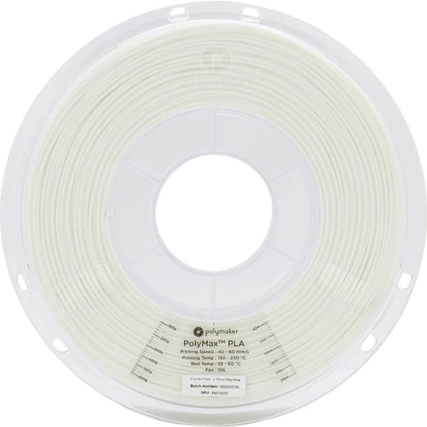 Polymaker PA06002 PolyMAX Tough 3D-skrivare Filament PLA-plast Hög styvhet, Hög draghållfasthet, Slagtålig 1.75 mm 750