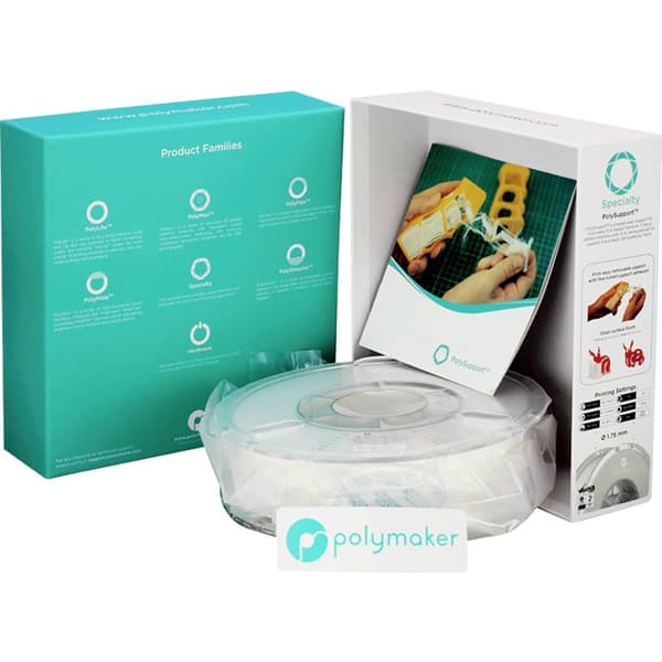 Polymaker PD04001 Polysupport Breakaway 3D-skrivare Filament Supportmaterial 1.75 mm 750 g Pärlvit 1 st