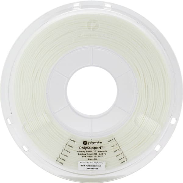 Polymaker PD04001 Polysupport Breakaway 3D-skrivare Filament Supportmaterial 1.75 mm 750 g Pärlvit 1 st