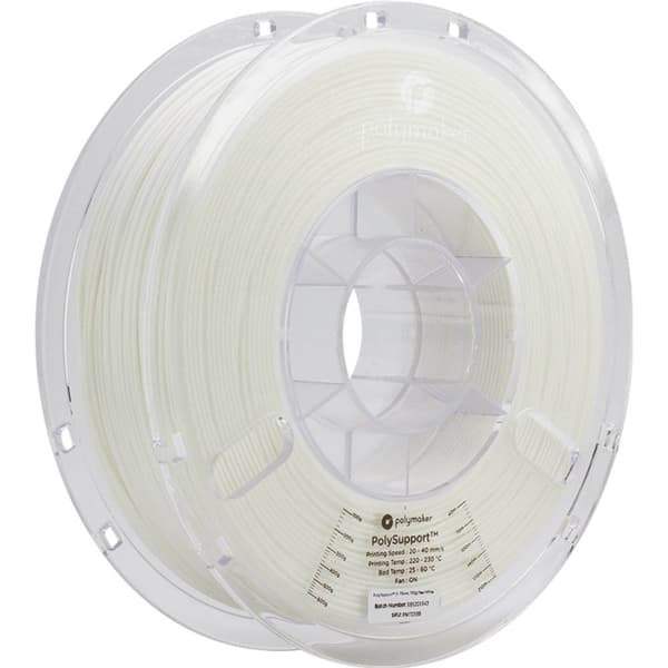Polymaker PD04001 Polysupport Breakaway 3D-skrivare Filament Supportmaterial 1.75 mm 750 g Pärlvit 1 st