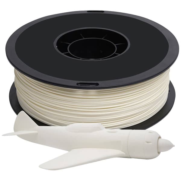 Renkforce RF-5167480 PLA-LW Light Weight 3D-skrivare Filament PLA-plast 1.75 mm 1 kg Matt vit 1 st