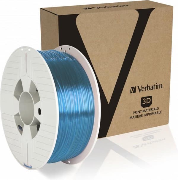 Verbatim 55056 3D-printmateriale polyethylenterephthalatglycol (PETG) blå, gennemsigtig 1 kg