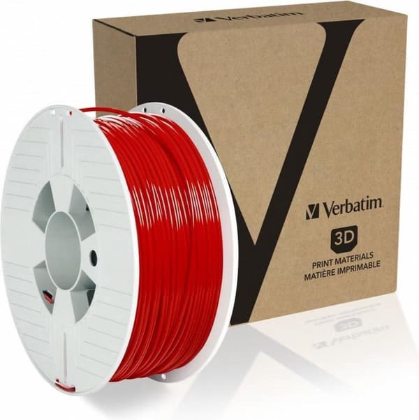 Verbatim 55330 3D-tulostusmateriaali polylaktihappo 2,85 mm punainen 1 kg