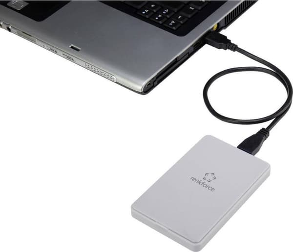 Renkforce RF-4505644 SATA HDD-kabinet 2,5 tommer USB 3.2 Gen 1 (USB 3.0)