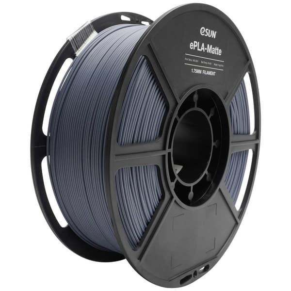 ESUN ePLA-Matte Grey 3D-skrivare Filament PLA matt 1.75 mm 1 kg Grå (matt)