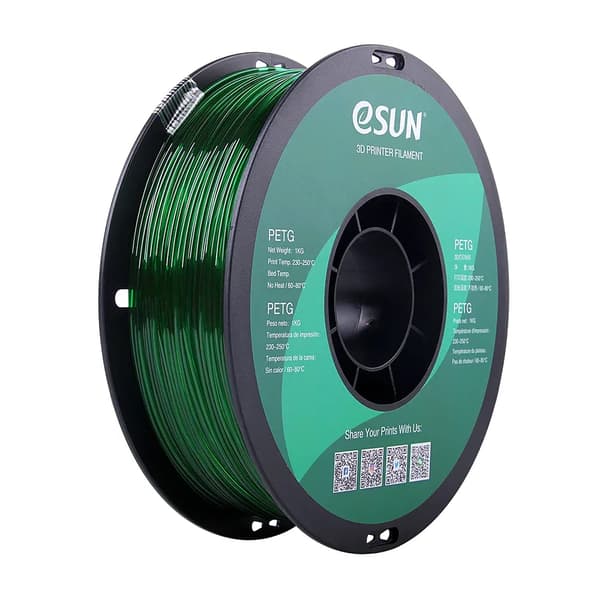 eSUN PETG 1.75mm 1kg - Translucent Green