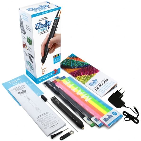 3Doodler CREATE FILAMENT PLA BLACK PL01-TUXB-250 Polyactic acid (PLA) Sort 2 g (PL01-TUXB-250)