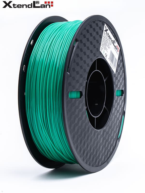 XtendLAN TPU filament 1,75mm průhledný zelený 1kg