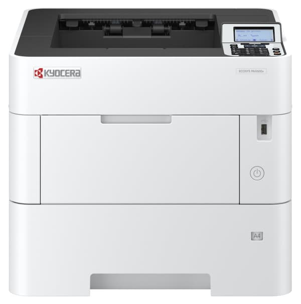 Kyocera ECOSYS PA5500x/ A4/ 55ppm/ 1200x1200 dpi/ PCL+PS3/ 512MB RAM/ Duplex/ USB/ LAN Valkoinen