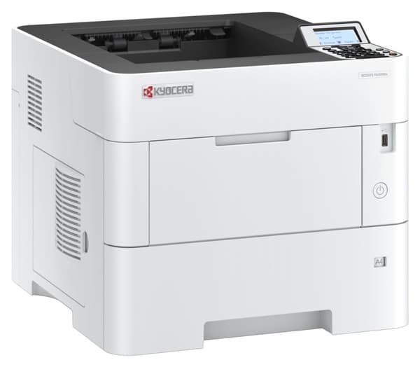 Kyocera ECOSYS PA5000x/ A4/ 50ppm/ 1200x1200 dpi/ PCL+PS3/ 512MB RAM/ Duplex/ USB/ LAN Hvid
